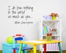 I Do Love Quotes Wall  Art Stickers
